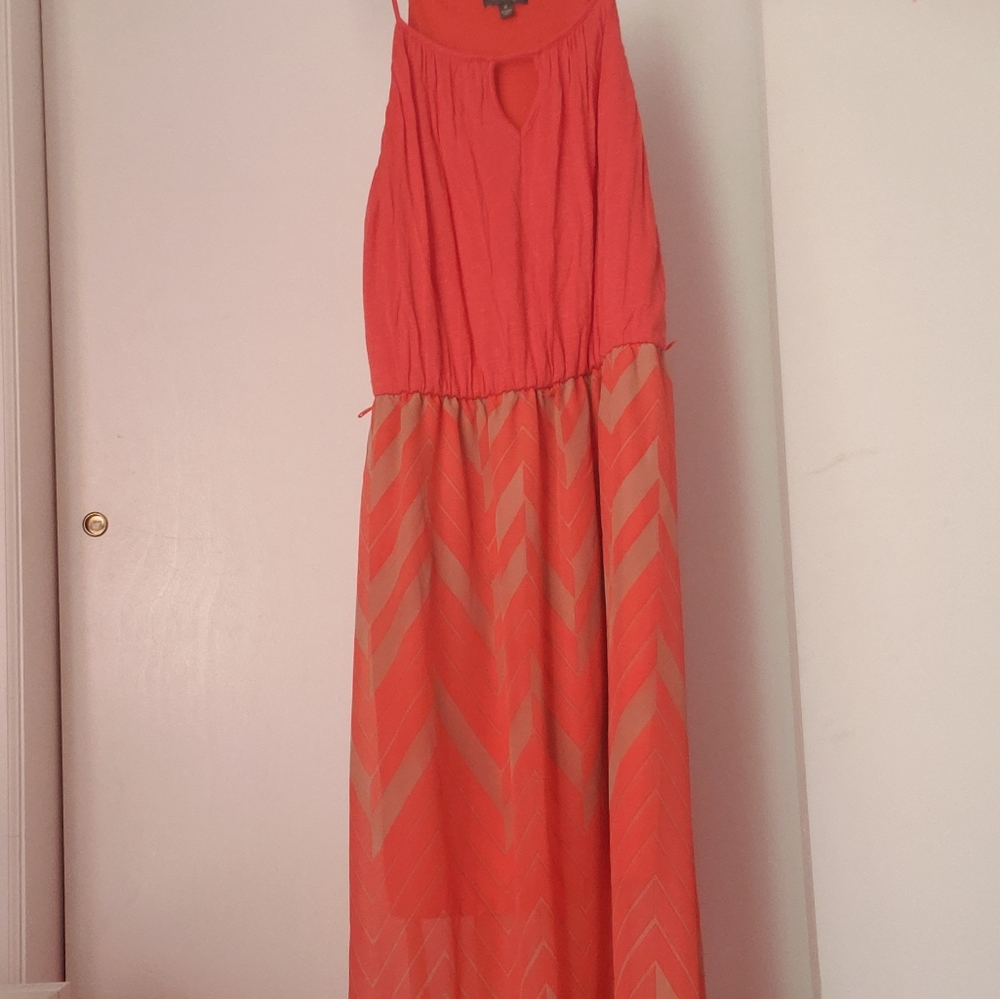 Juniors' Lily Rose Chevron Maxi Dress